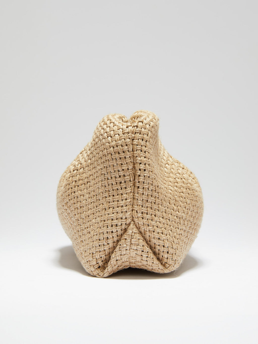 Figbeutel klein - Raffia beige