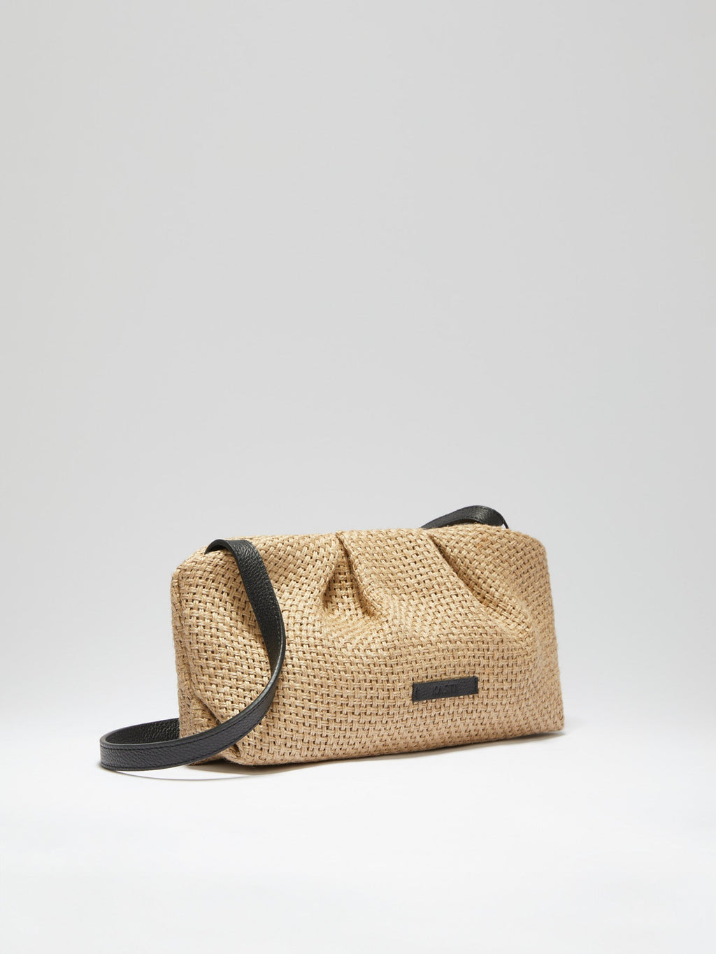 Figbeutel klein - Raffia beige