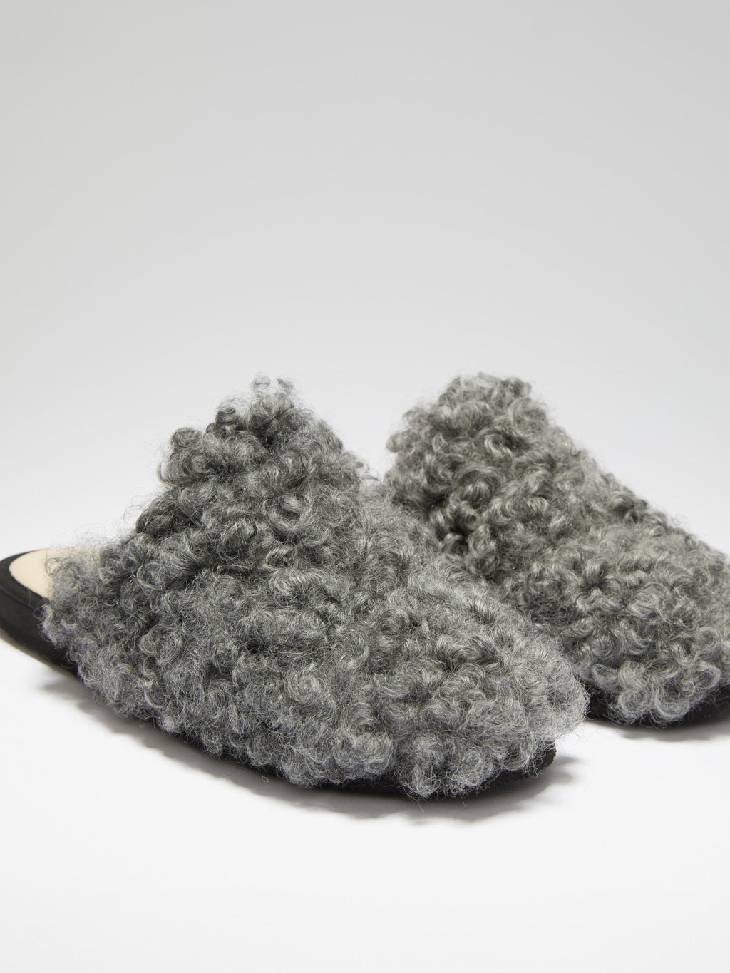 Lama Hausschuhe - Grau