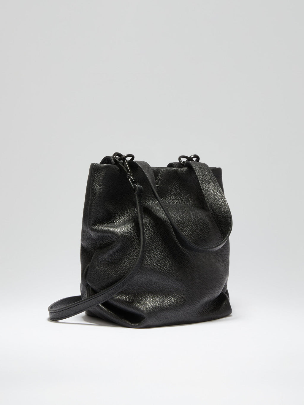 Blatt Eimer-Tasche - Schwarz
