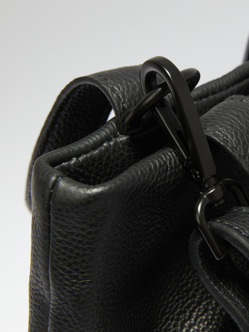 Blatt Eimer-Tasche - Schwarz