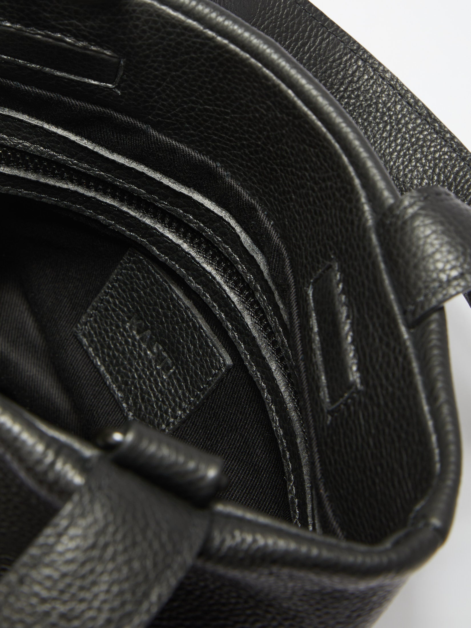 Blatt Eimer-Tasche - Schwarz