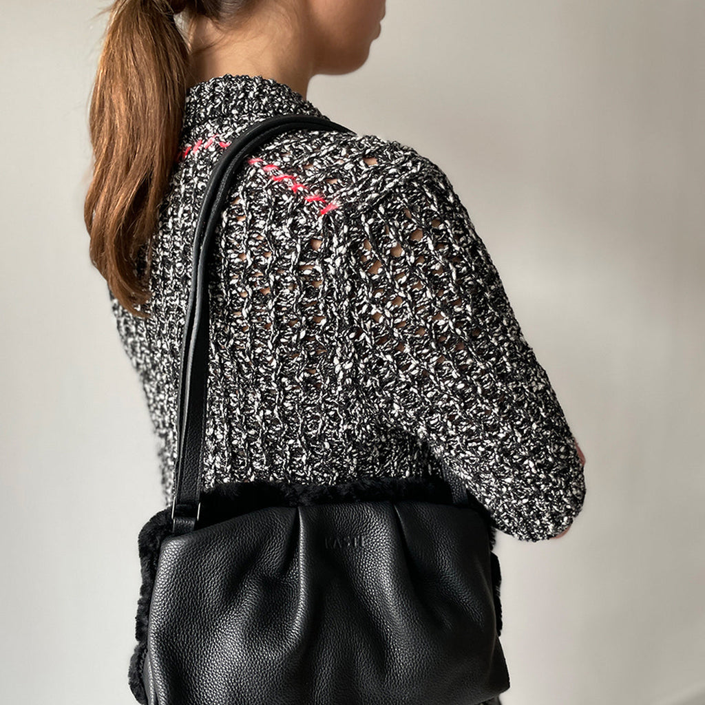 Fig Tasche klein – matt schwarz